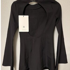 NWT VERIE Valeria Lipovetsky Black Open Back Dress Size Small